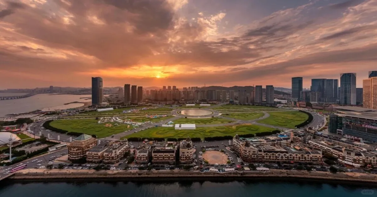 ทัวร์จีน ทัวร์คุณธรรม ต้าเหลียน ตานตง เสิ่นหยาง จัตุรัสซิงไห่ ดอกซากุระบานสะพรั่ง (ไม่ลงร้าน)