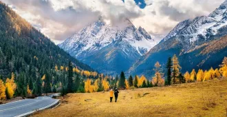 ทัวร์จีน เฉิงตู ตูเจียงเยี่ยน สี่ดรุณี ปี้เผิงโกว สะพานหนานเฉียว ชมใบไม้เปลี่ยนสี (ไม่ลงร้าน)