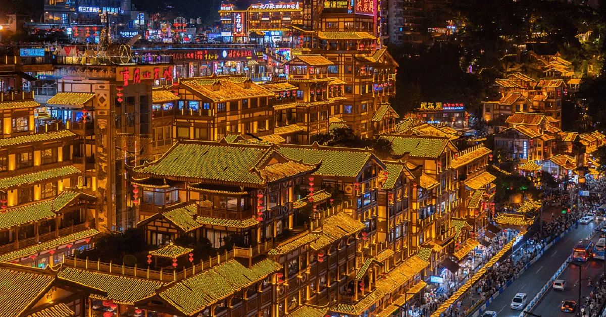 ทัวร์จีน ฉงชิ่ง จางเจียเจี้ย เมืองโบราณฝูหรง