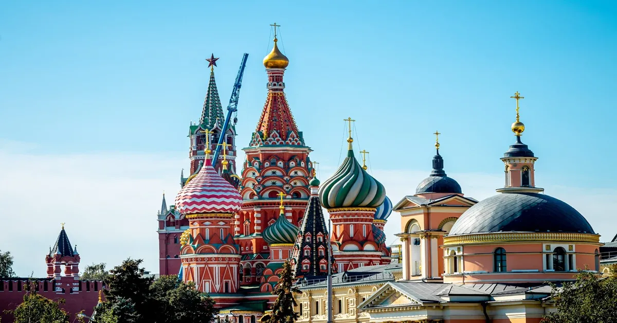 Euope Russia Moscow Basil's Cathedral - ทัวร์ยุโรป รัสเซีย มอสโก ป้อมปีเตอร์แอนด์ปอล มหาวิหารเซนต์บาซิล 