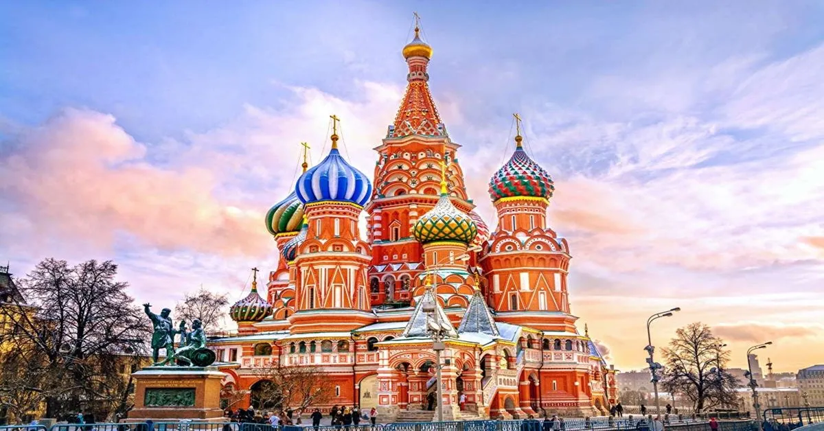 Europe Russia Moscow Saint Basil's Cathedral - ทัวร์ยุโรป รัสเซีย มอสโก มหาวิหารเซนต์บาซิล 