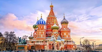 Europe Russia Moscow Saint Basil's Cathedral - ทัวร์ยุโรป รัสเซีย มอสโก มหาวิหารเซนต์บาซิล 