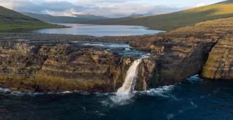 Europe Denmark Faroe Islands Copenhagen Sornfelli Viewpoint Bøsdalafossur Waterfall - ทัวร์ยุโรป เดนมาร์ก หมู่เกาะแฟโร โคเปนเฮเกน จุดชมวิวซอร์นเฟลลี่ น้ำตกบอสดัลฟอสซูร์  