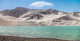 ทัวร์จีน ซินเจียงใต้   ซีหนิง คัชการ์ ทะเลสาบคาราคูล ทะเลสาบไป๋ซาหู