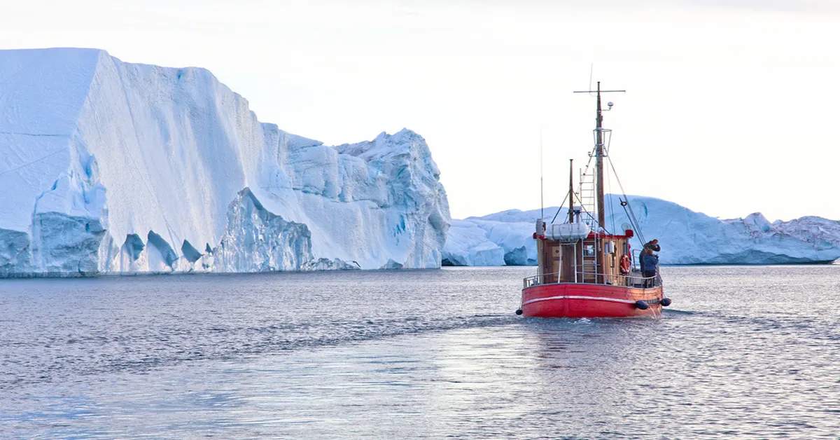 ทัวร์หมู่เกาะแฟโร กรีนแลนด์ เดนมาร์ก โคเปนเฮเกน ล่องเรือชมธารน้ำแข็งEqi น้ำพุเกฟิออน