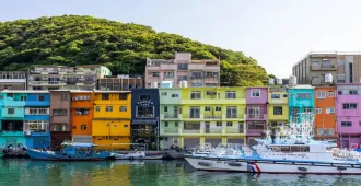 ทัวร์ไต้หวัน อาหลีซาน สุริยันจันทรา จิ๋วเฟิน ท่าเรือสีรุ้งเจิ้งปิน บินตรงไถจง