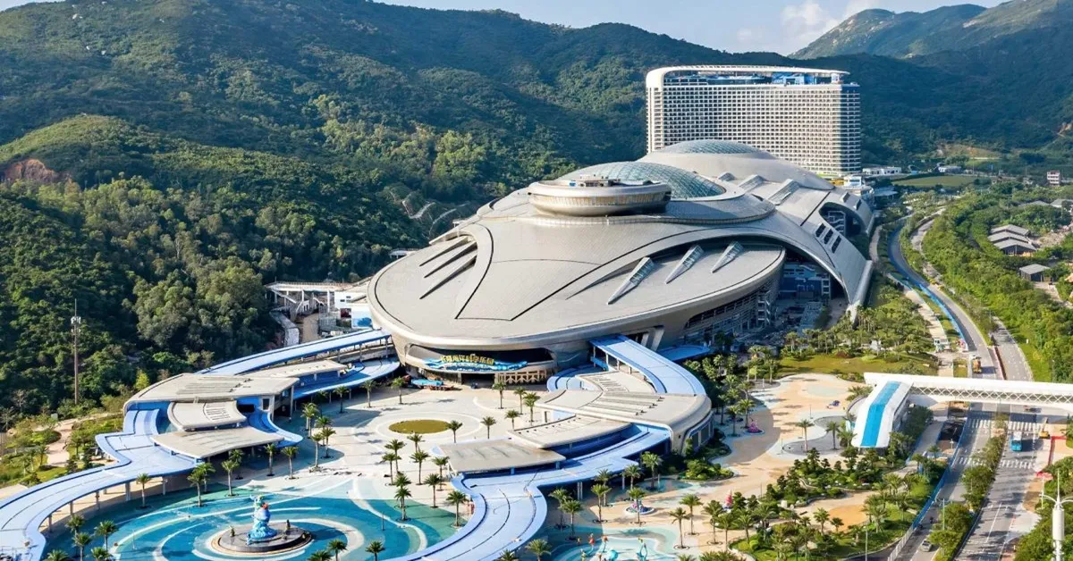 ทัวร์มาเก๊า จูไห่ สวนสนุก Chimelong Ocean Kingdom & Spaceship