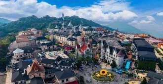 ทัวร์เวียดนามกลาง ดานัง ฮอยอัน จัตุรัสแห่งดวงดาว สวนสนุกแฟนตาซีพาร์ค หมู่บ้านแกะสลักหินอ่อน พักบานาฮิลล์