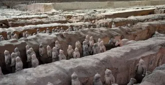 ทัวร์จีน ซีอาน เหยียนอัน สุสานทหารดินเผาจิ๋นซีฮ่องเต้ ถ้ำน้ำแข็งหมื่นปีหยุนซิ่วซาน น้ำตกหูโข่ว