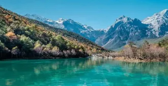 ทัวร์จีน คุนหมิง ต้าหลี่ ลี่เจียง นั่งรถไฟความเร็วสูง หุบเขาพระจันทร์สีน้ำเงิน ภูเขาหิมะมังกรหยก