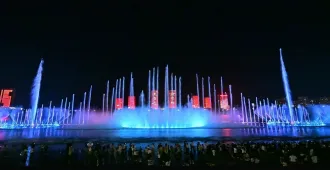 ทัวร์จีน มองโกเลียใน ออร์ดอส ต้าลาฉี ชมน้ำพุดนตรีคังปาสือ