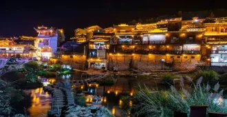 ทัวร์จีน กุ้ยโจว ภูเขาฟ่านจิ้ง เมืองโบราณฝูหรงเจิ้น เมืองโบราณเฟิ่งหวง