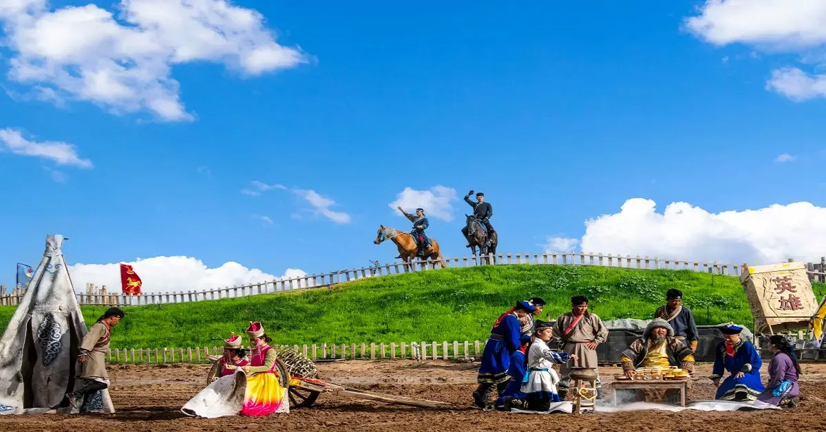 ทัวร์จีน มองโกเลียใน ทุ่งหญ้าออร์ดอส ทะเลทรายเคินทาลา พักกระโจมสไตล์มองโกล